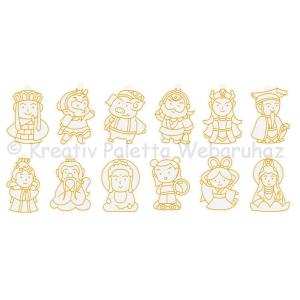 Üvegmatrica festék szett 10 x 10,5 ml + 12 db fényvarázs -  Nyugati Utazás