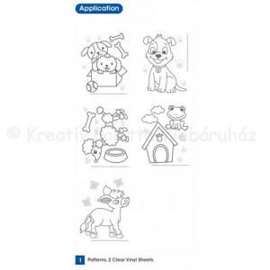 Üvegmatrica- fóliafesték szett 10 x 10,5 ml