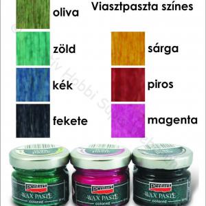 Viaszpaszta SZÍNES metál 20 ml Wax