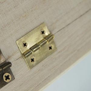Zsanér 1,3 x 1,8 cm arany 2 db