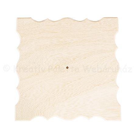 Fa óralap hullámos szélű 32 x 32 cm