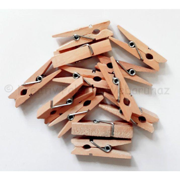 Facsipesz 2,5 cm, 10 db - natúr