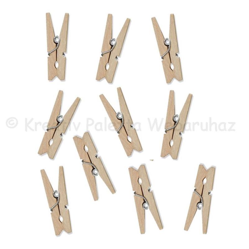 Facsipesz 4,5 cm, 10 db - natúr