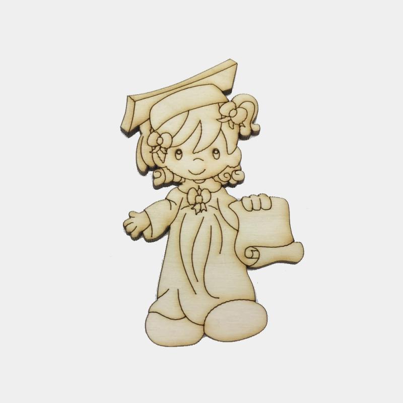 Fafigura - ballagó lány 10 cm