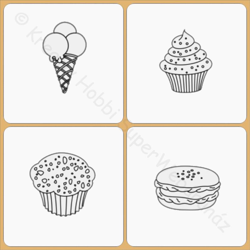 Fafigura - ételek, többféle