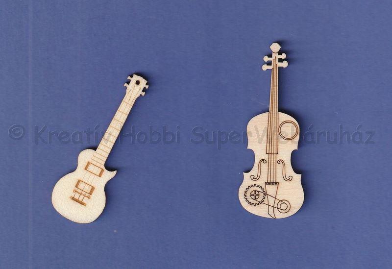 Fafigura - hangszerek