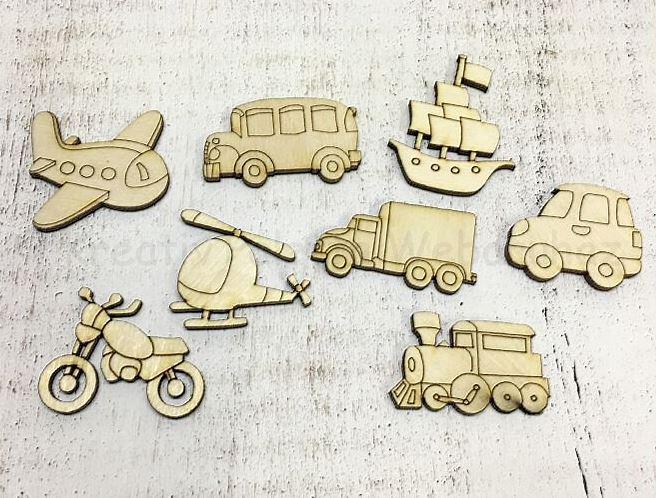 Fafigura - járművek 8 db