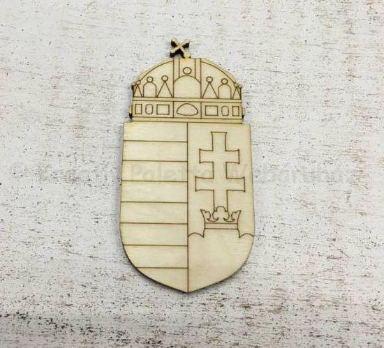 Fafigura - Magyar címer 9 cm