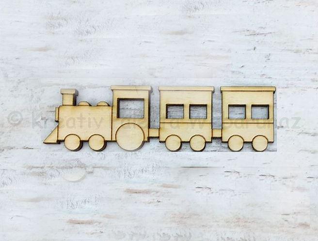 Fafigura - vonat 10 cm