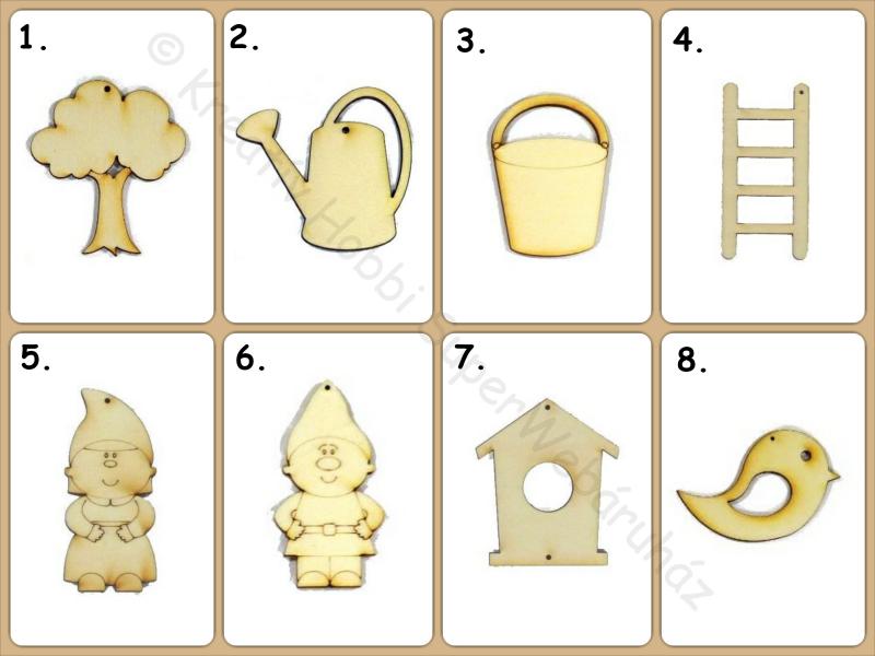 Fafigurák vegyes V.