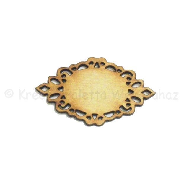 Falap - csipkés táblácska 3,5 x 6 cm