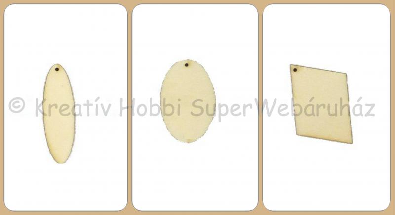 Falap fúrt lyukkal , különböző formák