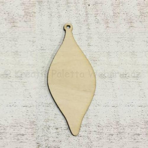 Falap - karácsonyfadísz csepp 12 cm