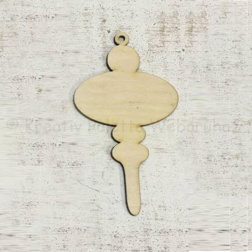 Falap - karácsonyfadísz jégcsap 12 cm