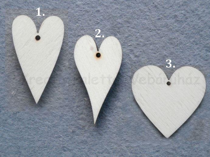 Falap mini - szív különböző