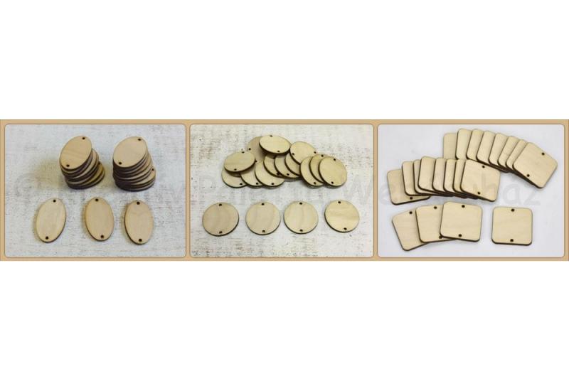 Falap táblácska 2 fúrt lyukkal