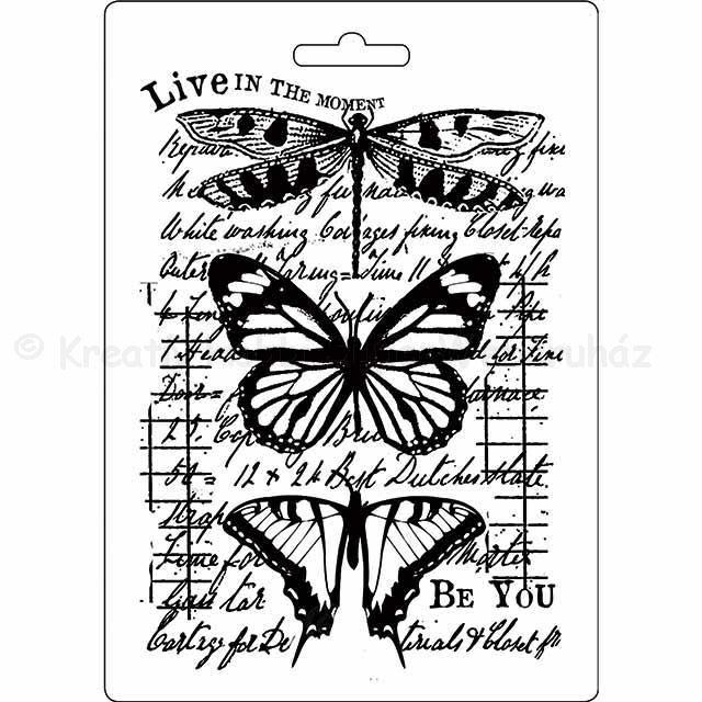 Felületmintázó- textúra lap, A5 - Be You - légy önmagad