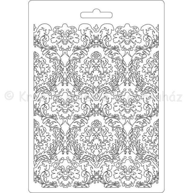 Felületmintázó- textúra lap, A5 - háttér, damaszt