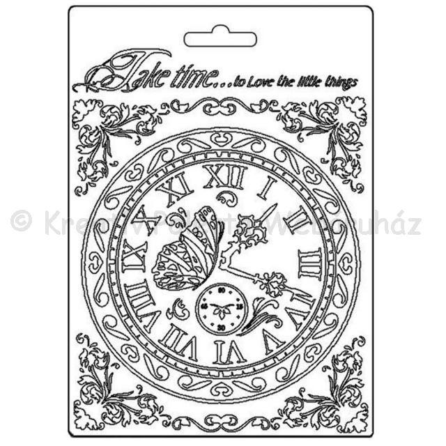 Felületmintázó- textúra lap, A5 - óra