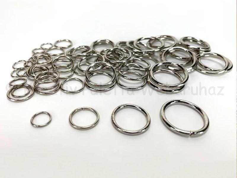 Fémkarika 5 db/cs - különböző méretek