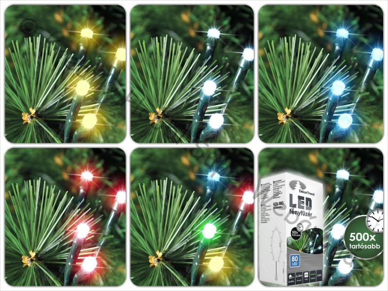 Fényfüzér 9,6 m 120 LED