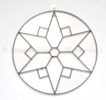 Fényvarázs - csillagdísz, karácsonyi ablakdekor 10 cm