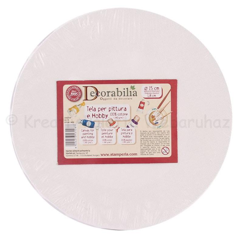 Feszített vászon kör 15 cm
