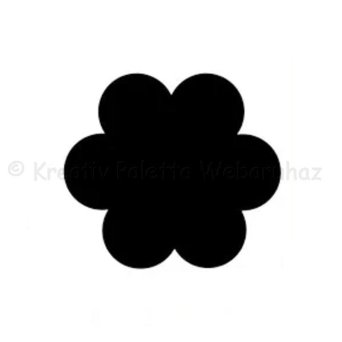 Formalyukasztó 25 mm - 6 szírmú virág