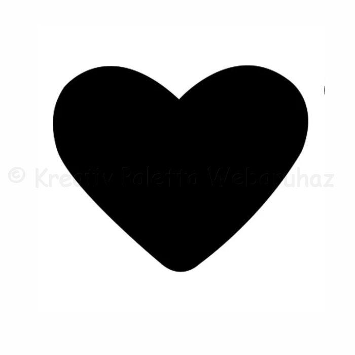 Formalyukasztó 25 mm - szív