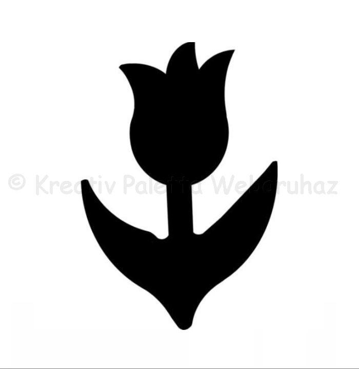 Formalyukasztó 25 mm - tulipán