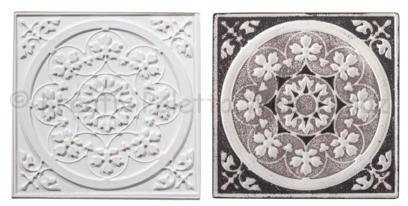 Formaöntő - csempeminta, mandala, 11 x 11 cm,