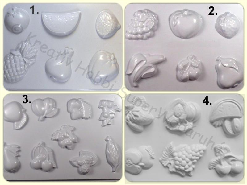 Gipszkiöntő - gyümölcsök