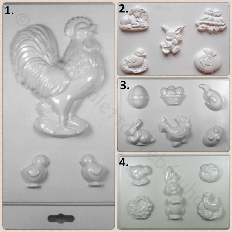 Gipszkiöntő - húsvéti figurák IV.