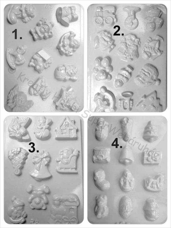 Gipszkiöntő - karácsonyi figurák I.