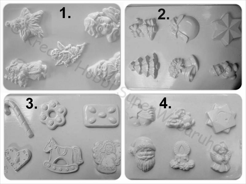 Gipszkiöntő - karácsonyi figurák III.