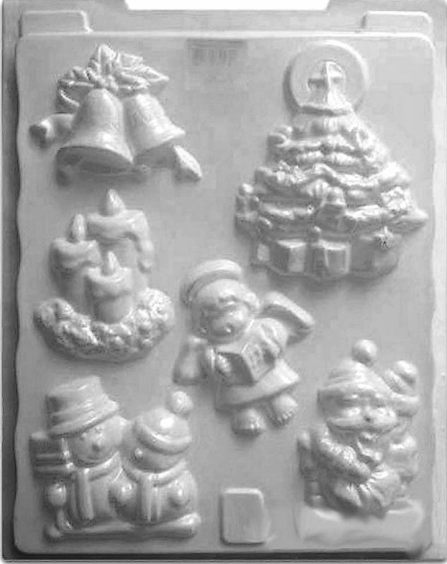 Gipszkiöntő - karácsonyi minták