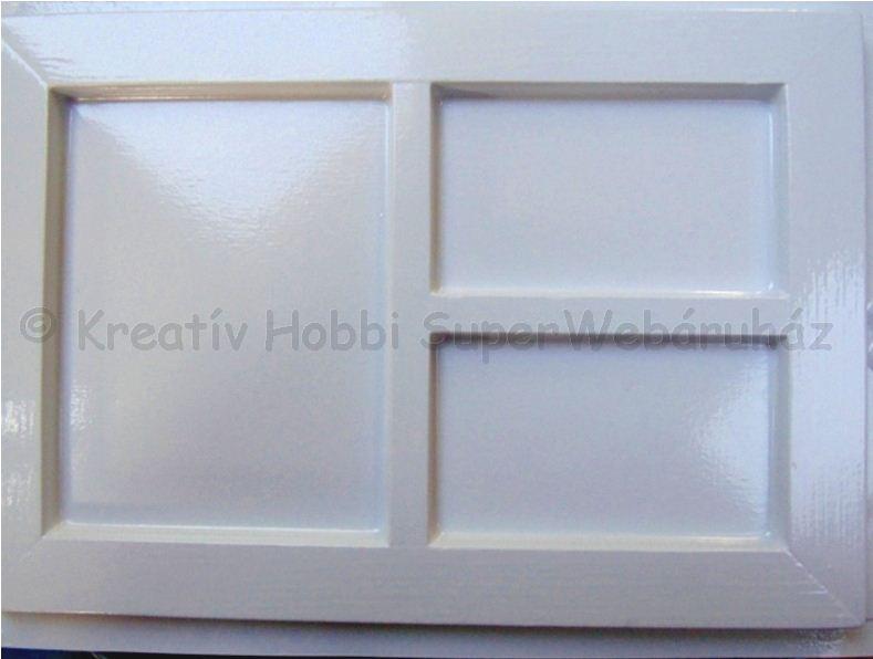 Gipszkiöntő képkeret 3-as