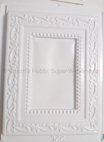 Gipszkiöntő képkeret vintage 18 cm x 23 cm
