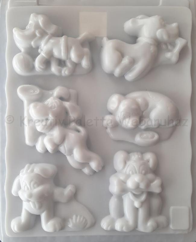 Gipszkiöntő - kutyák