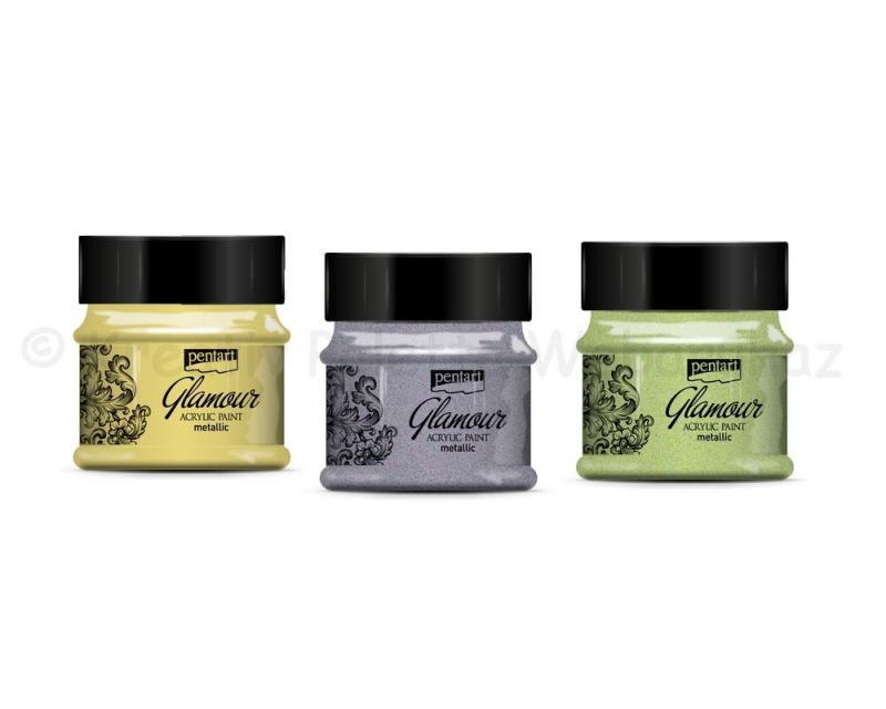 Glamour metál akrilfesték 50 ml