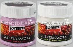 Glitterpaszta 50 ml KÖZEPES SZEMCSÉS