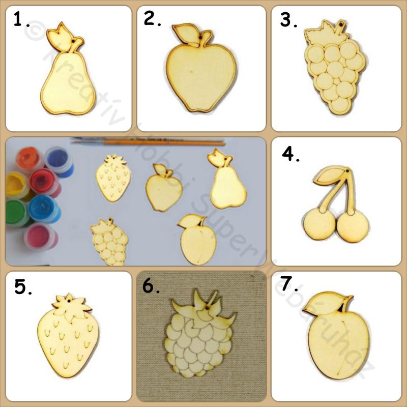 Gyümölcs fafigura többféle