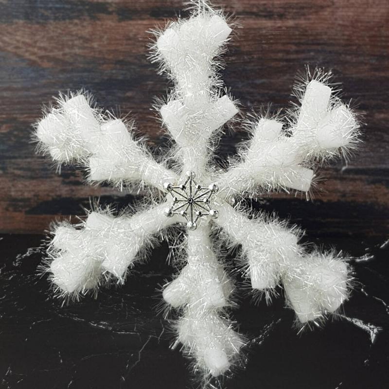 Hópehely dekoráció 27 cm