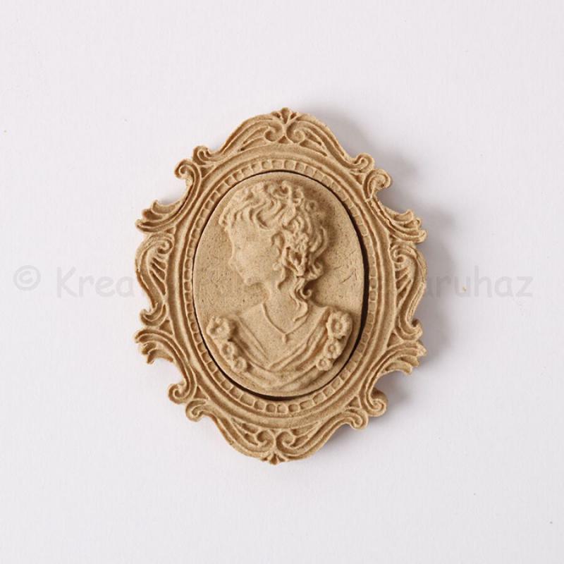 Hőre lágyuló fa - Kámea 4,5 x 5 cm