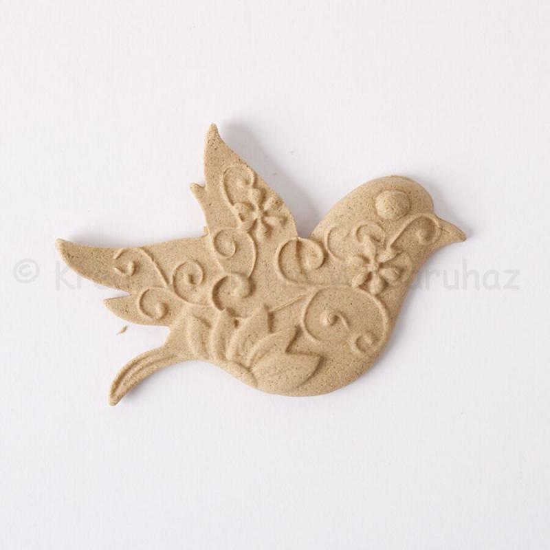 Hőre lágyuló fa - Madár 5 x 4 cm