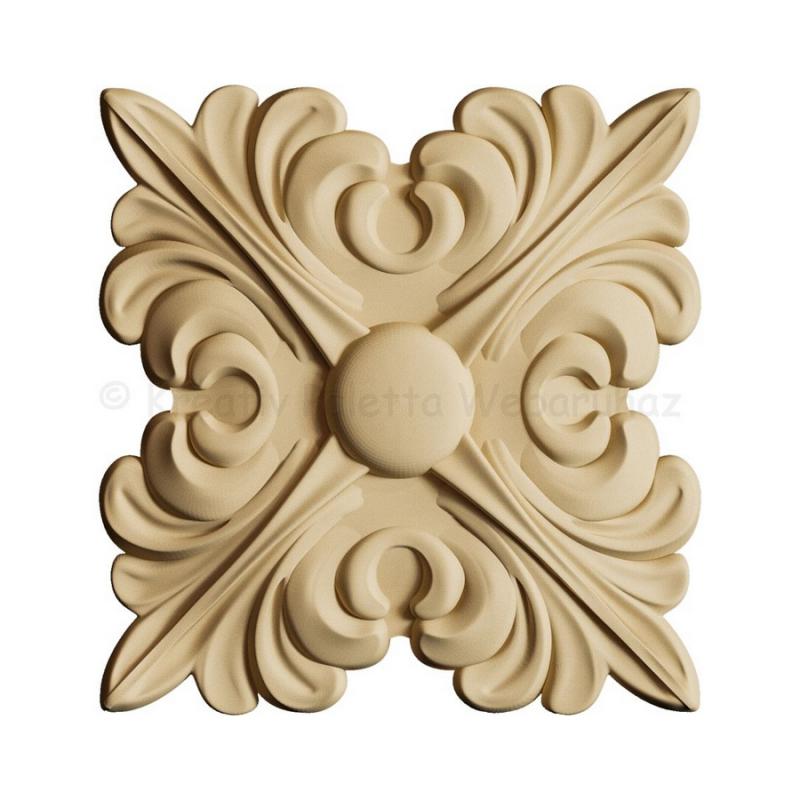 Hőre lágyuló fa - RZ 04 Négyzet 6 x 6 cm