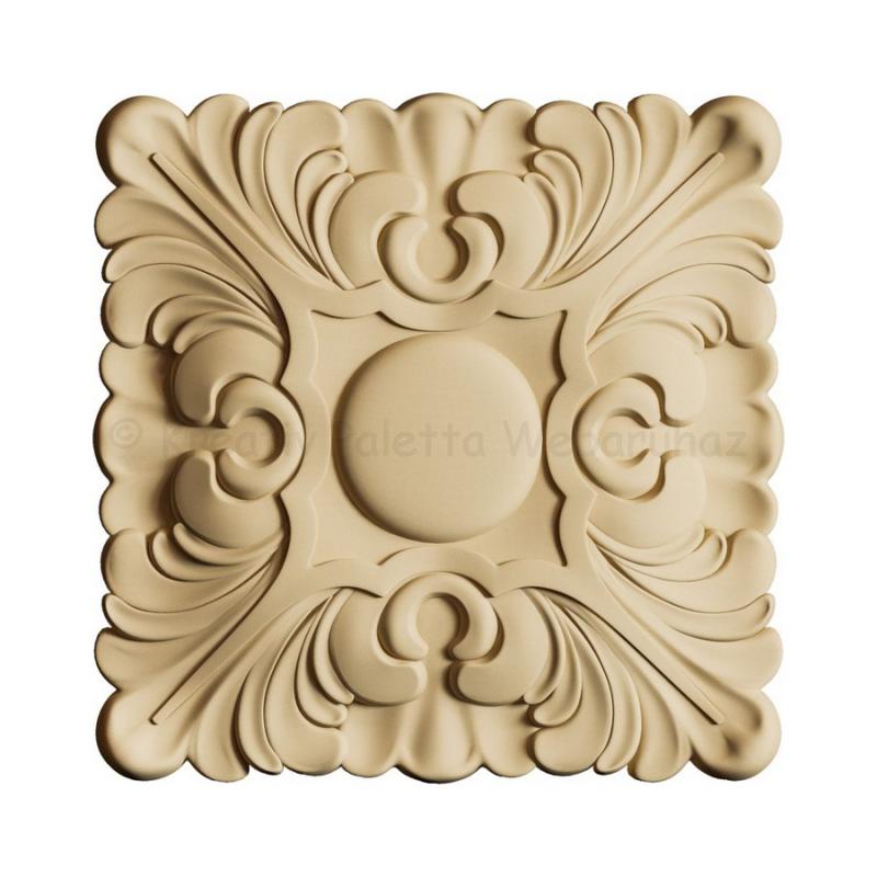 Hőre lágyuló fa - RZ 05 Négyzet 6 x 6 cm