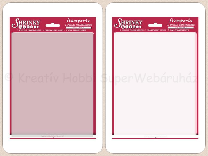 Hőre zsugorodó fólia Stamperia A/4