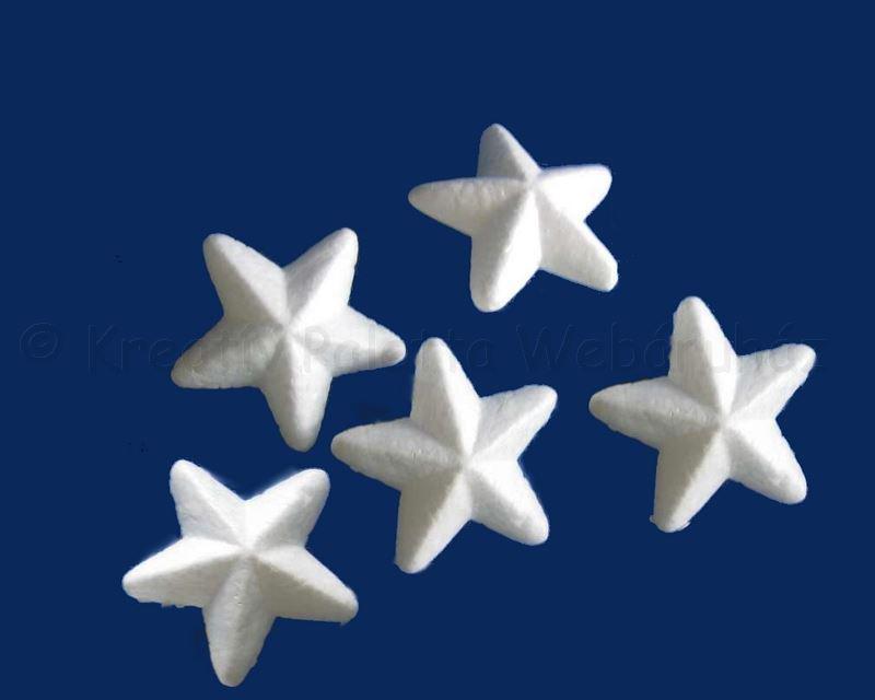 Hungarocell (polisztirol) csillag 3 cm 5 db/cs