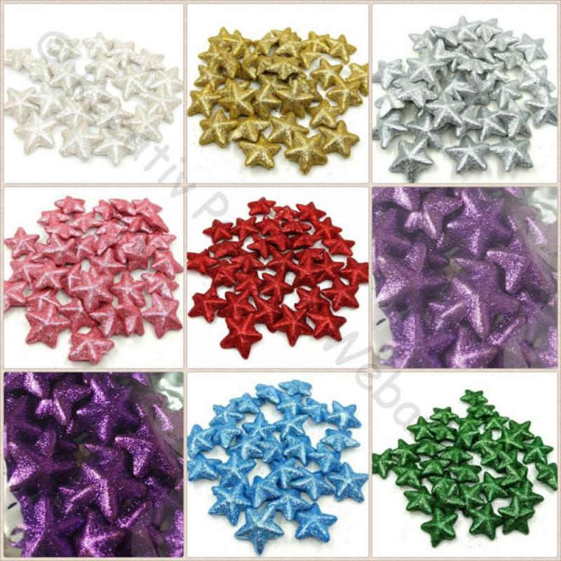 Hungarocell (polisztirol) csillag 3,5 cm, 8 db/cs - csillámos